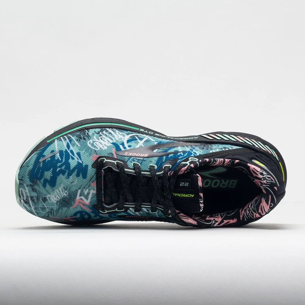 Brooks Adrenaline GTS 22 Women's Black/Yucca/Flamingo Pink 5 Brooks Adrenaline GTS 22 Women's Black/Yucca/Flamingo Pink - Image 3