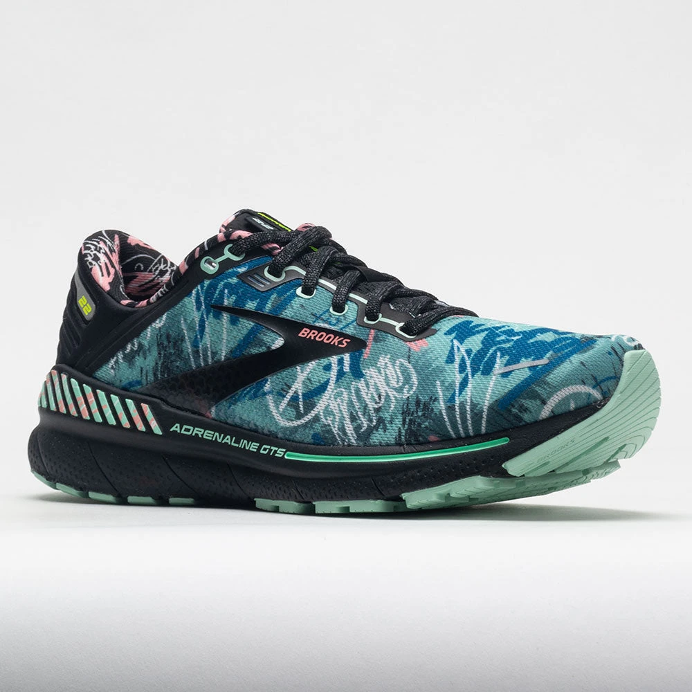 Brooks Adrenaline GTS 22 Women's Black/Yucca/Flamingo Pink 7 Brooks Adrenaline GTS 22 Women's Black/Yucca/Flamingo Pink - Image 5