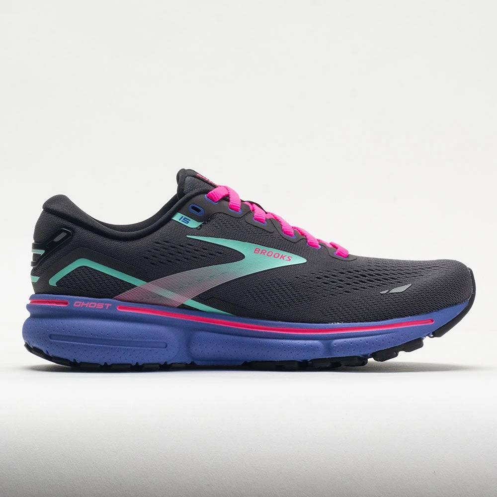 Brooks Ghost 15 Women's Black/Blue/Aruba 3 Brooks Ghost 15 Women's Black/Blue/Aruba