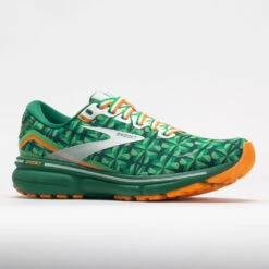 Brooks Ghost 15 Men's Run Lucky Green/White/Orange -Brooks 049535 5