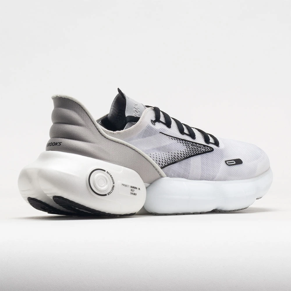 Brooks Aurora-BL Women's White/Alloy/Black 8 Brooks Aurora-BL Women's White/Alloy/Black - Image 6