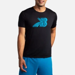 Brooks Distance Graphic Short Sleeve Men's -Brooks 056934 043 1