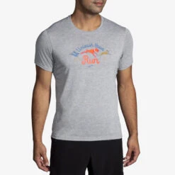 Brooks Distance Graphic Short Sleeve Men's -Brooks 056934 058 1